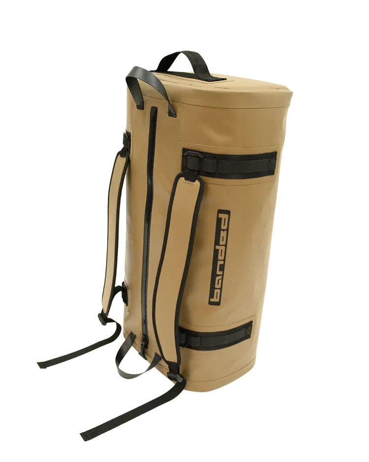 Banded Backwater welded duffle bag in Marsh Brown.