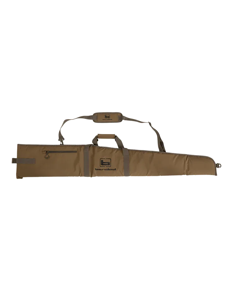 Banded Backwater welded gun case in Marsh Brown.